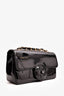 Pre-Loved Chanel™ 2002/03 Black Patent Mini Camellia Flap Crossbody