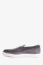 Santoni Grey Suede Atlantis Loafers Size 10.5 Mens