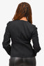 Stella McCartney Black Wool Buttoned Cropped Blazer Size 42