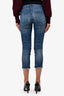 Veronica Beard Blue Denim Studded Jeans Size 24