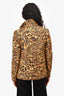 Maison Margiela Yellow Printed Light Puff Jacket Size 38