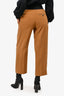 Carven Brown Paper Bag Trousers Size 34