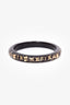 Louis Vuitton Brown/Gold Monogram Resin Narrow 'Inclusion' Bangle