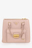 Prada Beige Saffiano Lux Galleria Front Pocket Tote with Strap