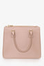 Prada Beige Saffiano Lux Galleria Front Pocket Tote with Strap