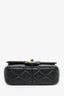 Pre-Loved Chanel™ 2022C Black Lambskin Coco Clip Charms Two-Tone CC Mini Flap Bag