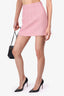 Gucci Pink Tweed Mini Skirt Size 36