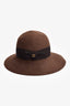 Loro Piana Cash Felt Brown Brim Hat