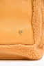 Loro Piana Mustard Yellow Shearling/Leather Large 'Sesia' Tote Bag