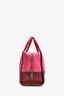 Loewe Pink Duo-Toned Amazona Top Handle With Strap