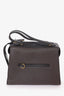 Celine Brown/Black Bullhide Calfskin Small Ring Bag