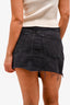 Agolde Black Denim Mini Skirt Size 28