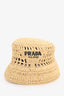 Prada Beige Raffia Bucket Hat