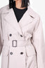 Max Mara Beige The Cube' Belted Trench Coat Size 6