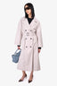 Max Mara Beige The Cube' Belted Trench Coat Size 6