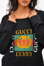 Gucci Black Logo Crewneck Sweatshirt Size M