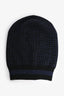 Balmain Black/Blue Merino Wool Beanie