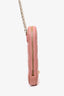 Christian Dior Pink Cannage 'Call'in'Dior Phone Chain Pouch