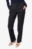 Gucci Black Straight Leg Trousers Size 44