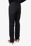 Gucci Black Straight Leg Trousers Size 44