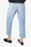 Acne Studios Light Blue Distressed Straight Jeans Size 26