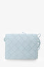 Bottega Veneta Light Blue Intrecciato Card Case on Strap