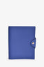 Hermès 2021 Electric Blue Togo Leather "A Human Odyssey" Agenda Cover