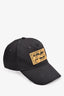 Versace Black Baroque Detail Baseball Cap