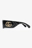 Gucci Black Acrylic Rectangle Sunglasses