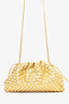 Bottega Veneta Gold Textured Pouch Crossbody