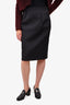 Miu Miu Black Pencil Skirt sz 46