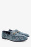 Gucci Green Velvet GG Horsebit Loafer Size 37.5