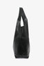 Ferragamo Black Leather Cutout Detail Tote with Pouch