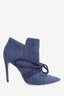 Alexandre Birman Blue Denim Ankle Boots Size 36.5