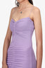 Enza Costa Purple Ribbed Tank Dress Size XS