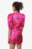 Camila Coelho Pink Embroidered Dress Size Small