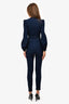 Zimmermann Navy Long Sleeve Jumpsuit Size 0