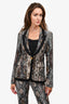 Smythe Snake Print Print Blazer Size 2 & Pant Set Est. Size XS