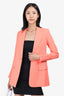 Smythe Neon Orange Blazer Size 2