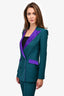 Hebe Studio Green Blazer Size 00 & Pant Suit Size 36