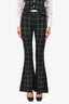 Smythe Navy/Yellow Plaid Pants Size 00