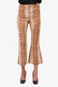 Smythe Desert Snake Blazer Size 2 and Crop Kick Pant Size 00