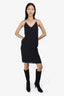 T by Alexander Wang Black/Nude Silk Strappy Dress Size XS