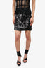 Vince Black Sequin Mini Skirt Size 6