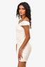 Alexandre Vauthier White Slinky Mini Dress Size 38