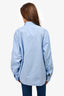 Gucci Blue Cotton Shirt Size 43