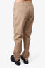 Brunello Cucinelli Brown Khaki Trousers Size 8