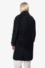 AllSaints Black Shearling Coat Size S