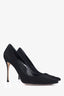 Sergio Rossi Black Studded Pointed Heels Size 41