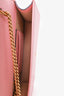 Gucci Pink Leather 'Diana Mini Bag With Bamboo' Crossbody